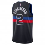 Maillot NBA Detroit Pistons Cade Cunningham 2 Jordan 2022-23 Statement Edition Noir Swingman - Homme